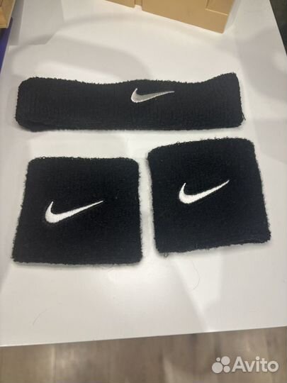 Напульсники и повязка nike