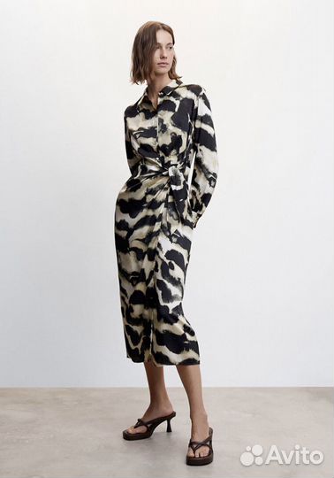 Платье на запах Mango