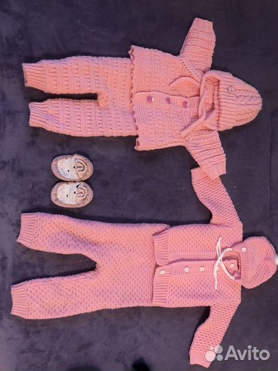 Демисезонный комплект для девочи от 0до 6 мес