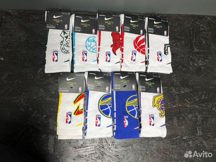 Носки баскетбольные с командами Nike NBA новые