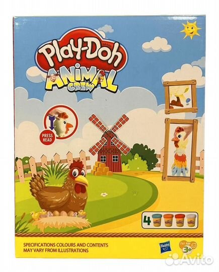 Пластилин Плей-До аналог 3 вида