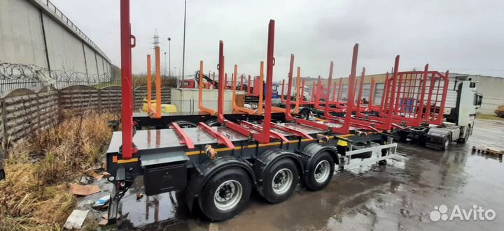 Полуприцеп лесовоз (сортиментовоз) Стройремавто АПС 553604, 2022