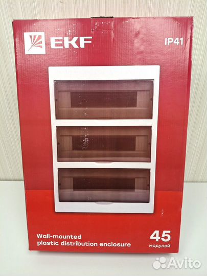 Корпус пластиковый навесной ЩРН-П-45 IP41 EKF