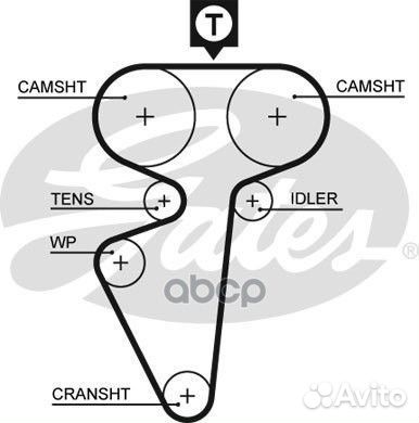 Ремень грм citroen / peugeot 1.8-2.0 95-04/ LAD
