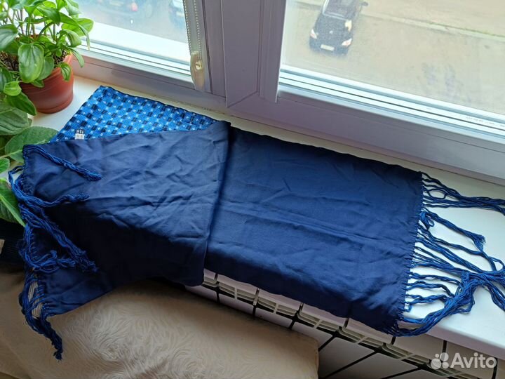 Шелковый шарф кашне Ken Scott