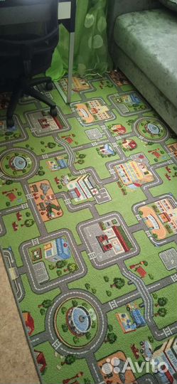 Ковер детский с дорогами