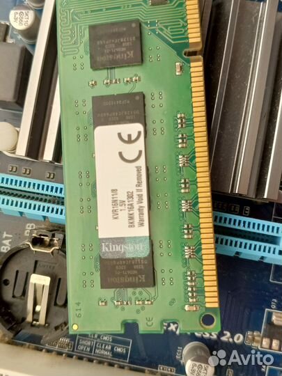 AMD FX 8320E + 8 GB RAM + gigabyte мат. плата