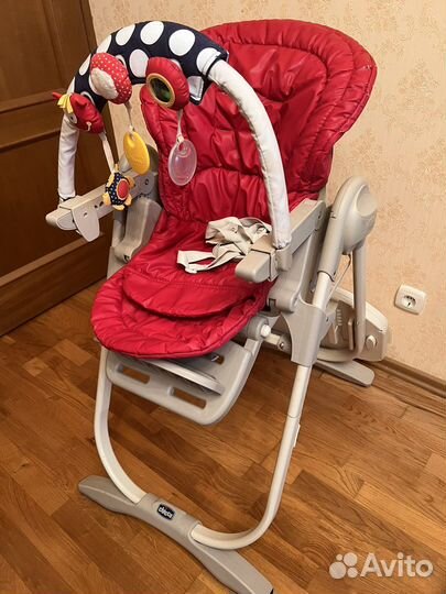 Стульчик для кормления chicco polly magic