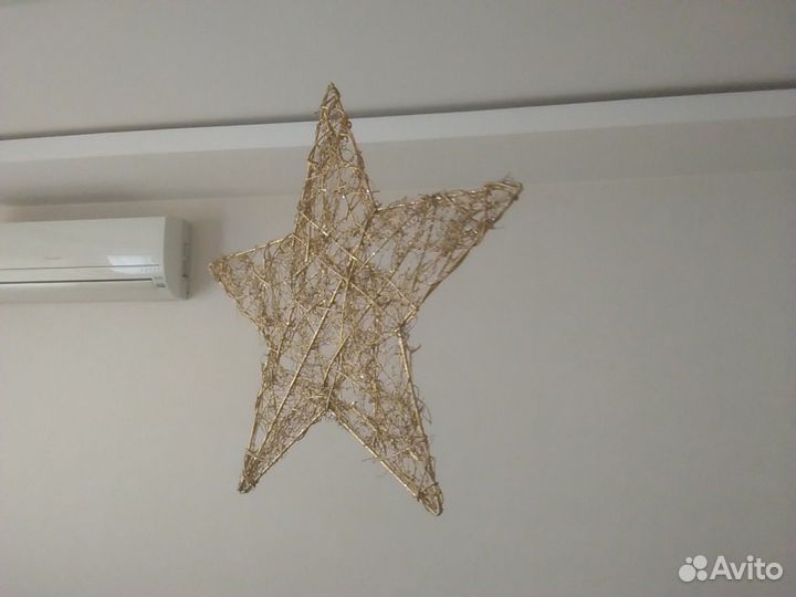 Новогоднее украшение звезда