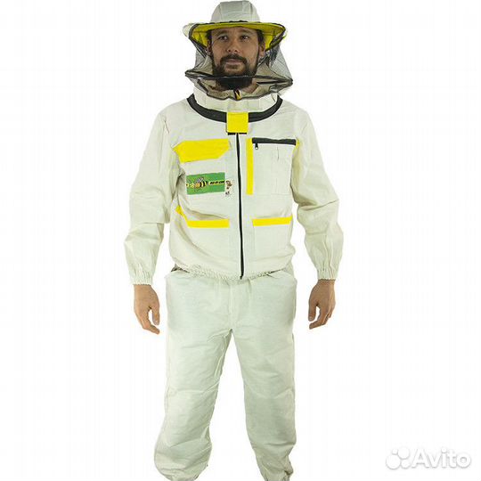 Костюм пчеловода Евро-Гост-220 на молнии с сеткой