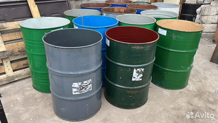 Бочка металлическая бу 200л