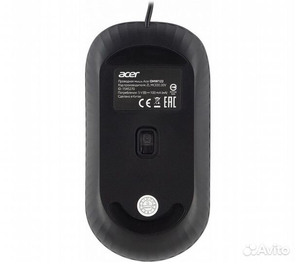 Мышь Acer OMW122, черный