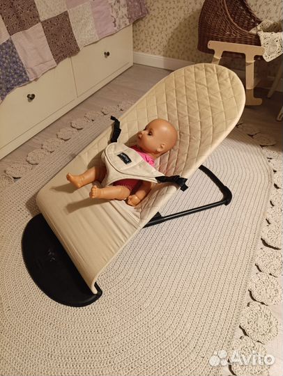 Шезлонг для новорожденных бу