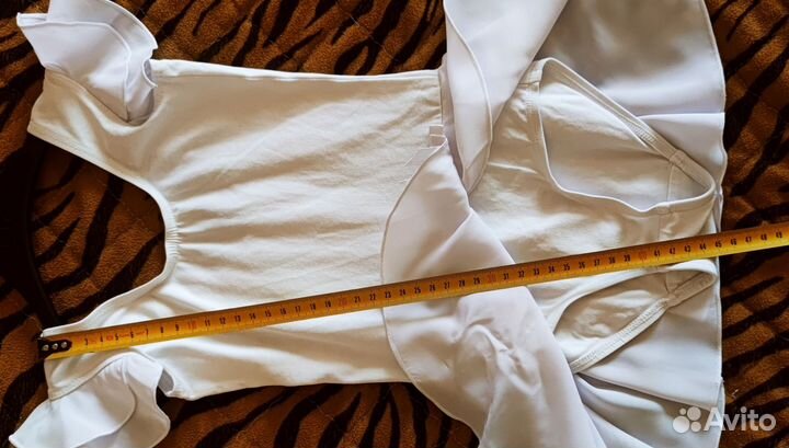 Купальник гимнастический с юбкой 104-110 см