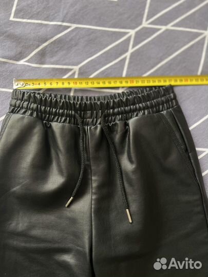 Кожаные брюки детские