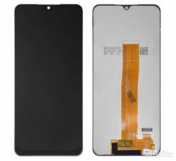 Дисплей Айсотка для Samsung Galaxy A02 черный Oem