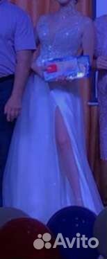 Вечернее платье в пол на выпускной, свадьбу