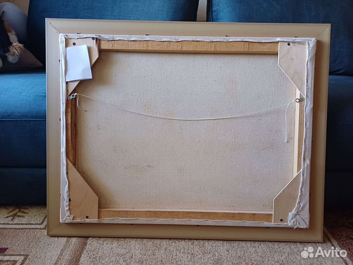 Картина маслом на холсте, пейзаж в раме