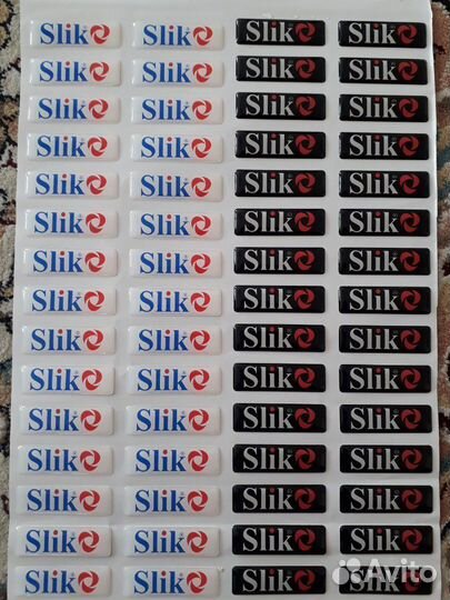 Slik наклейки