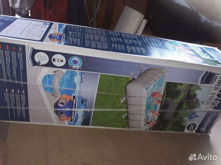 Каркасный бассейн прямоугольный