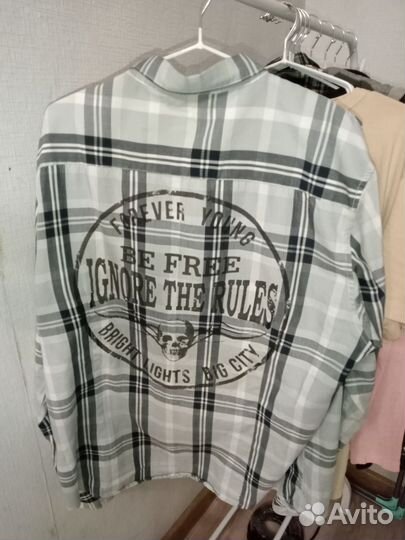 Мужская рубашка Gloria Jeans в клетку XL