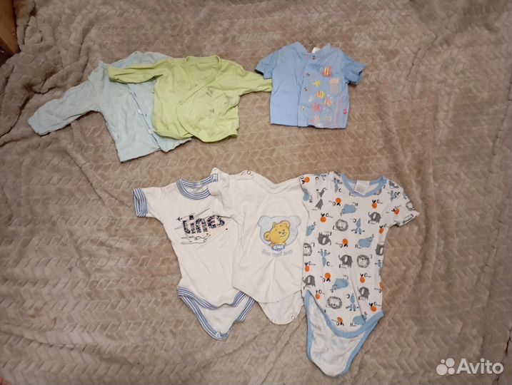 Вещи пакетом на мальчика62-68