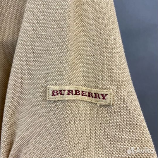 Burberry поло с длинным рукавом