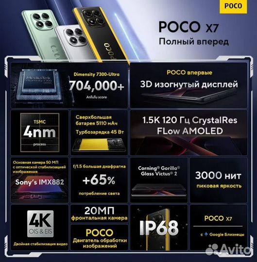 Xiaomi Poco X7, 12/512 ГБ