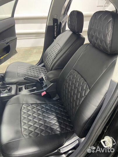 Чехлы Hyundai Solaris 17+ чёрный ромб