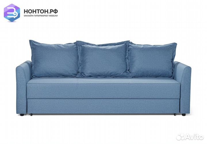 Диван еврокнижка Монца синий