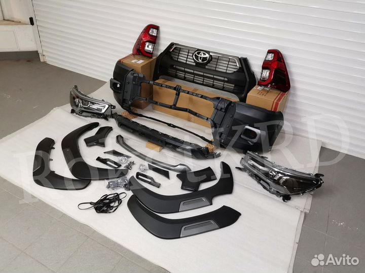 Обвес Toyota Hilux в 2021 год Качество