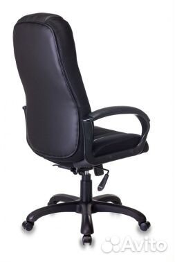 Кресло игровое viking-9, кож.зам, черн., каркас-че