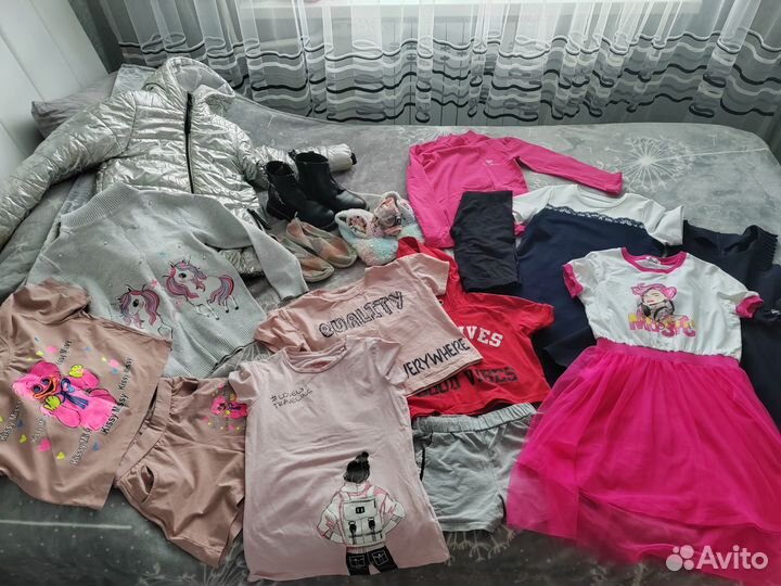 Мешок вещей на девочку