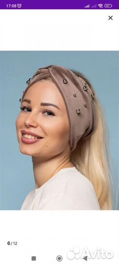 Повязка на голову женская