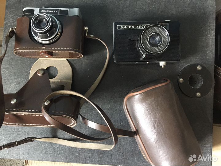 Фотоаппараты Смена 7, Вилия-авто и фотоувеличитель