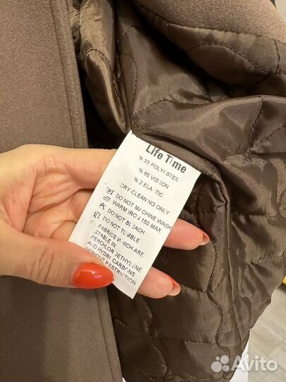 Пальто женское демисезонное 46