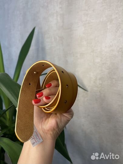 Ремень женский кожаный