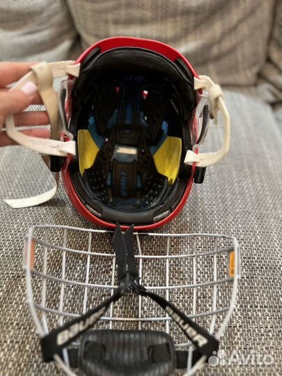 Шлем хоккейный детский bauer RE-ACT 95, S, б/у