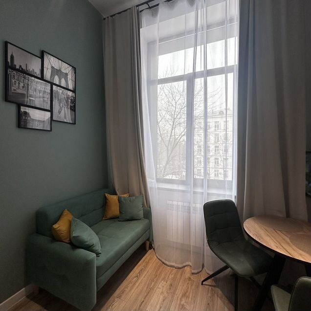 Квартира-студия, 20 м², 2 кровати