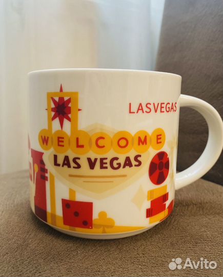 Кружка starbucks Америка новая Las Vegas