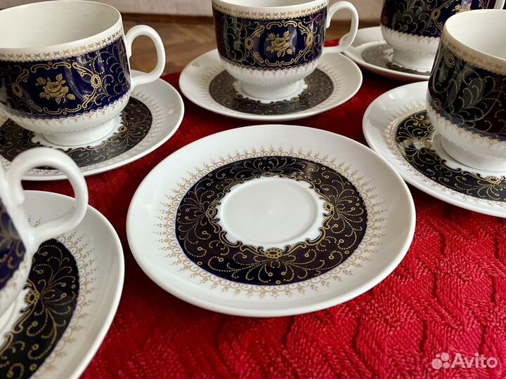 Фарфоровый чайный сервиз гдр