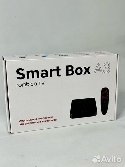 Медиаплеер Rombica SMART Box A3 A2 A1 B1, черный