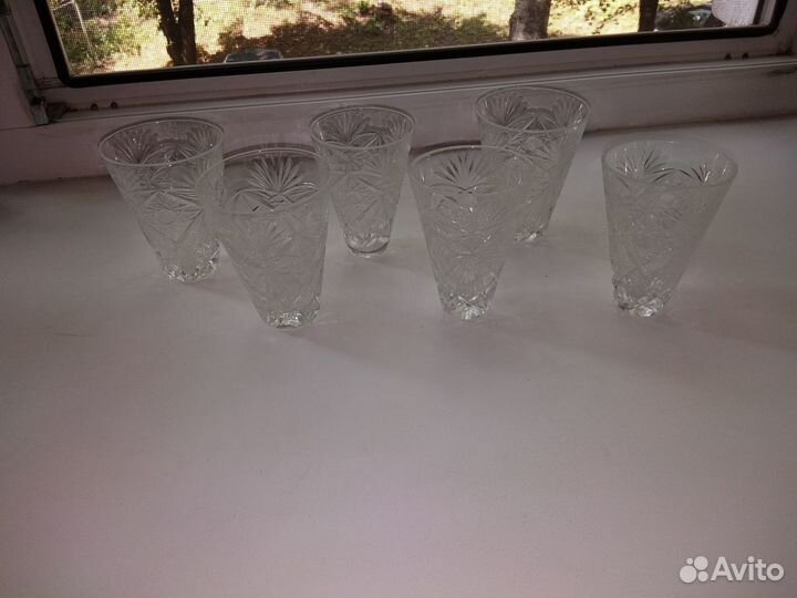 Рюмки из хрусталя