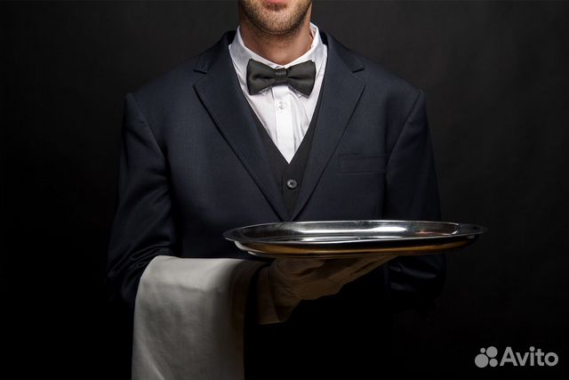 Официант в ресторан