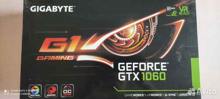 Видеокарта gtx 1060 3gb