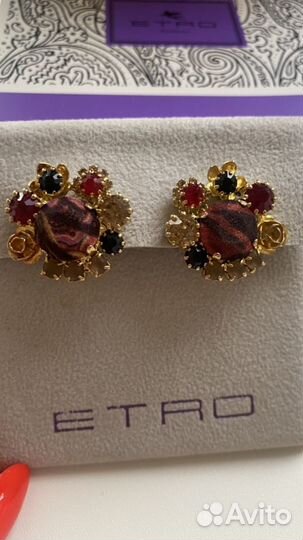 Клипсы серьги etro