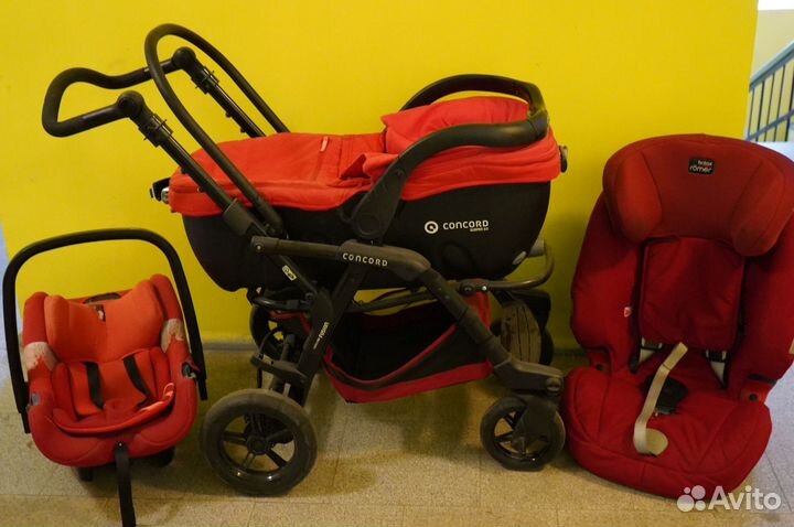Коляска Concord 2.0, люлька и автокресло