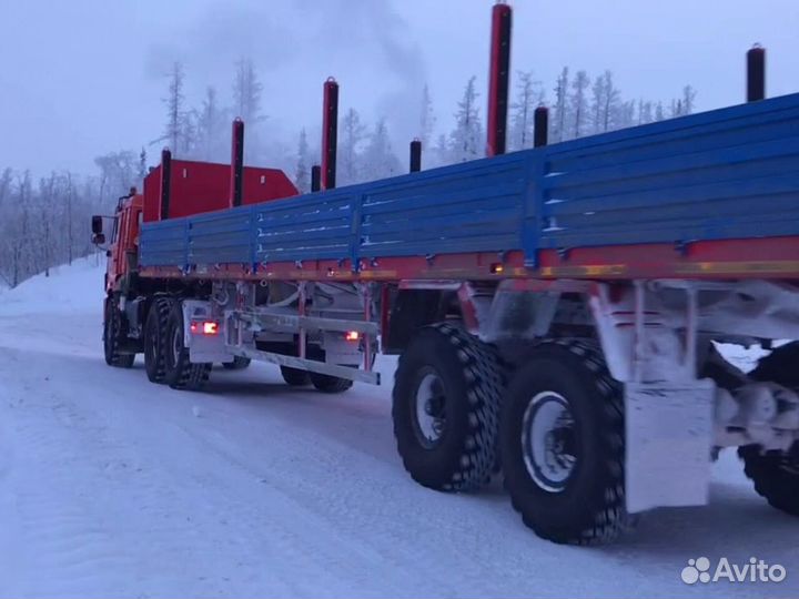 Перевозка длинномером шаланда 20 тонн