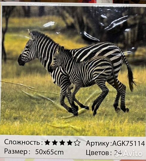 Алмазная мозаика 50на65см на подрамнике