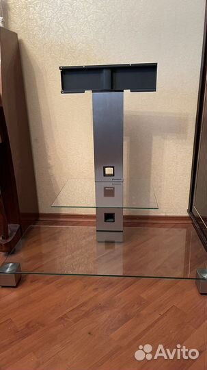 Тв стойка Sonorous PL2500, прозрачный/стальной